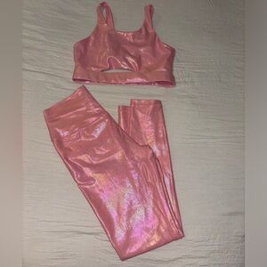 Pretty pink workout set